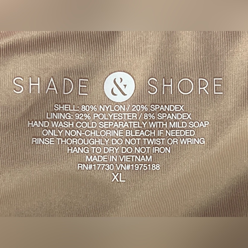 Women's High Leg Extra Cheeky Bikini Bottom - Shade & Shore - Xl (16-18) — image 6 of 7